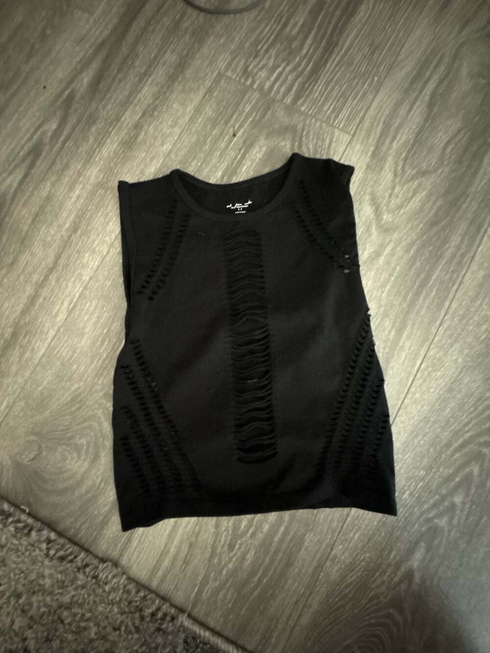 Out From Under Seamless Cut-Out Sleeveless Crop Top